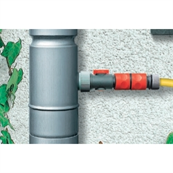 Rheinzink Regnvands samler m/overulle ventil - 76 mm